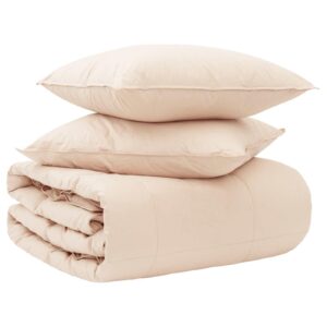 Helårsdyne med kapokfyld 155 x 220 cm - beige