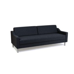 Hestbæk Trekanten 413 D - Sort sovesofa 220 cm x 140 cm | Møbelsalg.dk