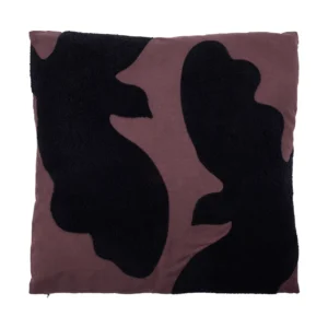 House Doctor Miki pyntepude Mørk chokolade-sort, 50x50 cm