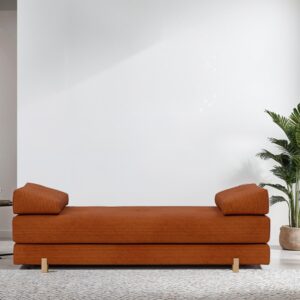Innovation Living Sigmund sovesofa - Corduroy Burnt Orange 291 200 cm x 82 cm x 200 cm | Møbelsalg.dk