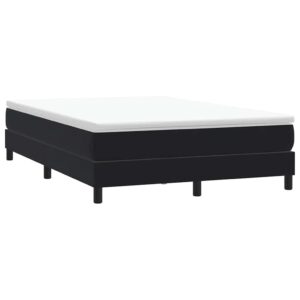 Kontinentalseng med lamelbund 160 x 210 cm - sort fløjl