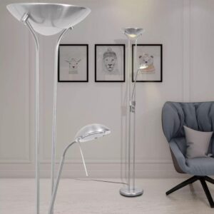LED-gulvlampe med læselampe - 23 W