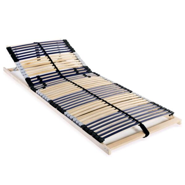 Lamelbund med 42 lameller og 7 zoner 90 x 200 cm