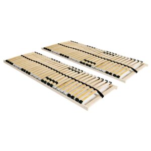 Lamelbunde 2 stk. 70 x 200 cm - 28 lameller, 7 zoner