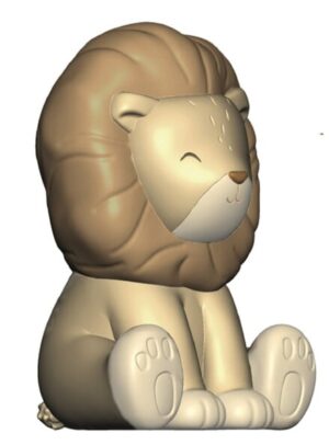 Little Dutch - Natlampe Løve - Safari Friends - Beige