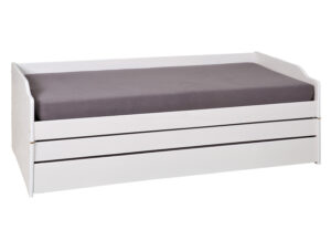 Lotved seng 90x200 cm, 3 sovepladser hvid