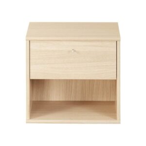 Mistral - Sengebord m. skuffe - Egetræ 45.4 cm x 41.6 cm x 32.5 cm | Møbelsalg.dk