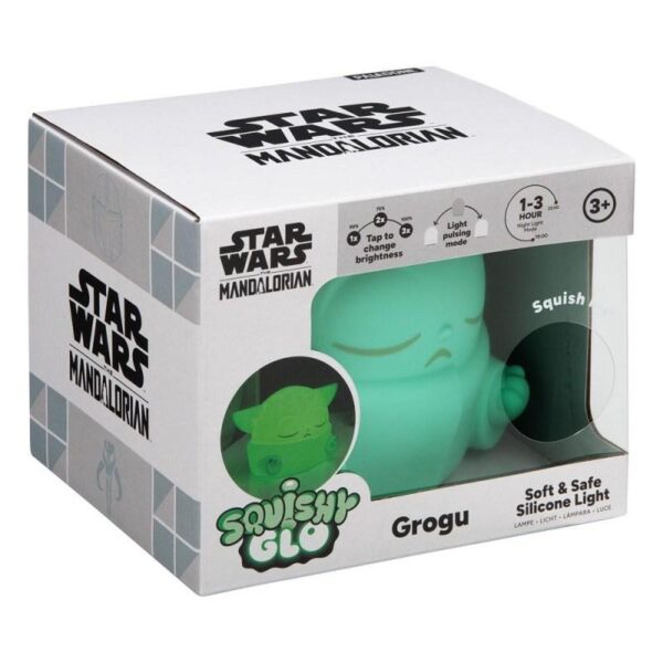 Natlampe Paladone Star Wars The Mandalorian Grogu SquishyGlo