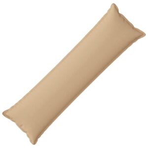 Pyntepude HOUTEN cremefarvet 40 x 145 cm - faux linned