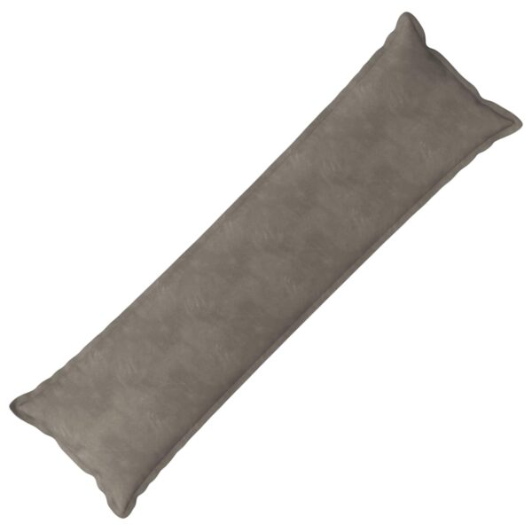 Pyntepude HOUTEN lysegrå 40 x 145 cm - fløjl