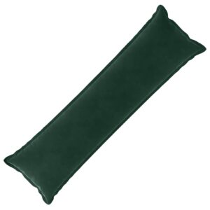 Pyntepude HOUTEN mørkegrøn 40 x 145 cm - fløjl