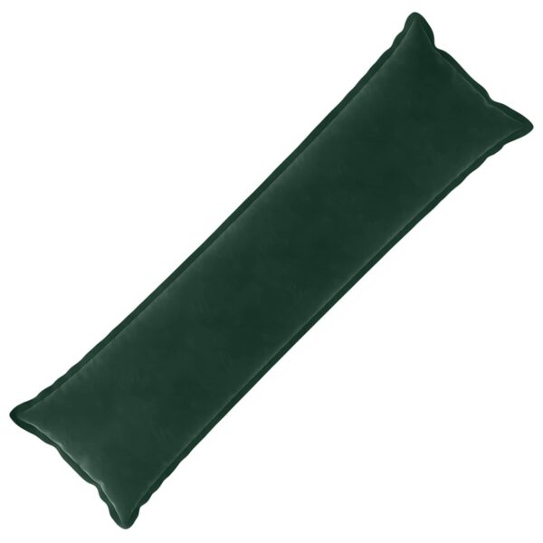 Pyntepude HOUTEN mørkegrøn 40 x 145 cm - fløjl
