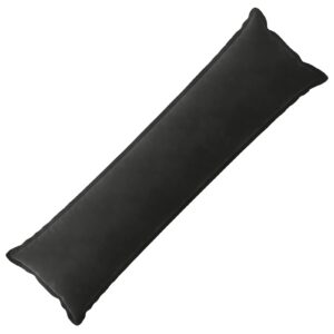 Pyntepude HOUTEN - sort 40 x 145 cm