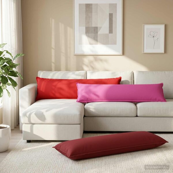 Pyntepude lyserød 40 x 145 cm