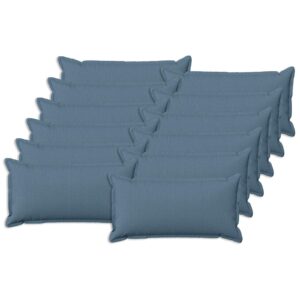 Pyntepuder 12 stk. HOUTEN - Jeans blå 40 x 80 cm