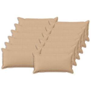 Pyntepuder 12 stk. HOUTEN cremefarvet 40 x 80 cm