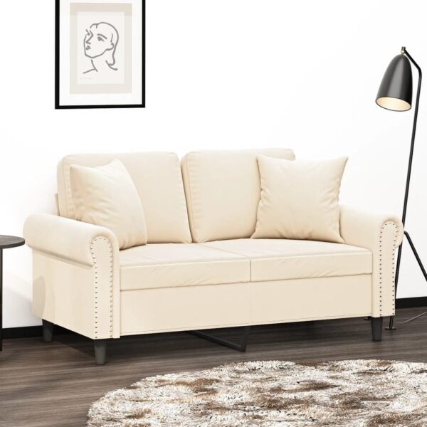 Pyntepuder 2 stk. 40 x 40 cm i velour