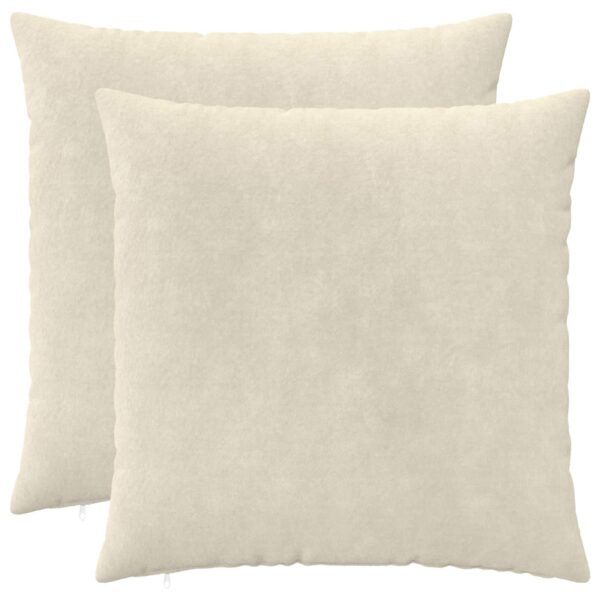 Pyntepuder 2 stk. HEERLEN - creme, 65 x 65 cm