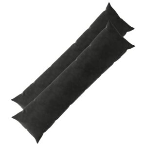 Pyntepuder 2 stk. HEERLEN sort 40 x 145 cm