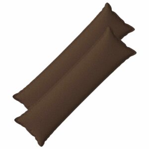 Pyntepuder 2 stk. HOUTEN - brun 40 x 145 cm