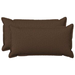 Pyntepuder 2 stk. HOUTEN brun 40 x 80 cm i faux linned