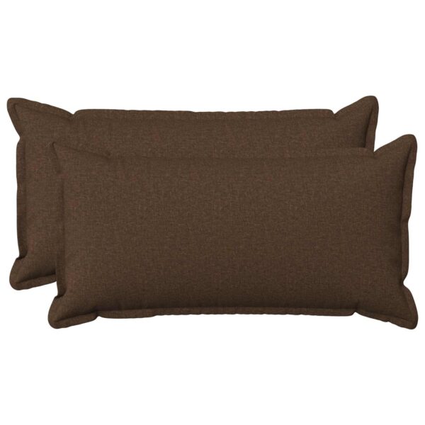 Pyntepuder 2 stk. HOUTEN brun 40 x 80 cm i faux linned