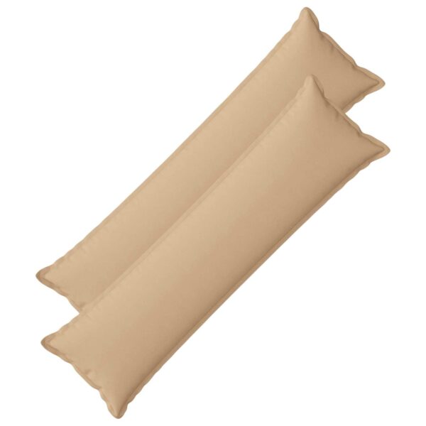 Pyntepuder 2 stk. HOUTEN cremefarvet 40 x 145 cm