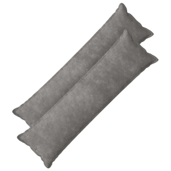 Pyntepuder 2 stk. HOUTEN - lysegrå 40 x 145 cm
