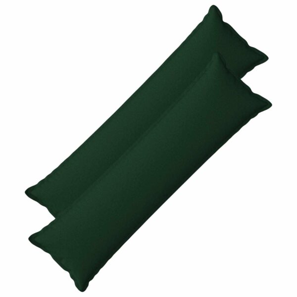 Pyntepuder 2 stk. HOUTEN mørkegrøn 40 x 145 cm