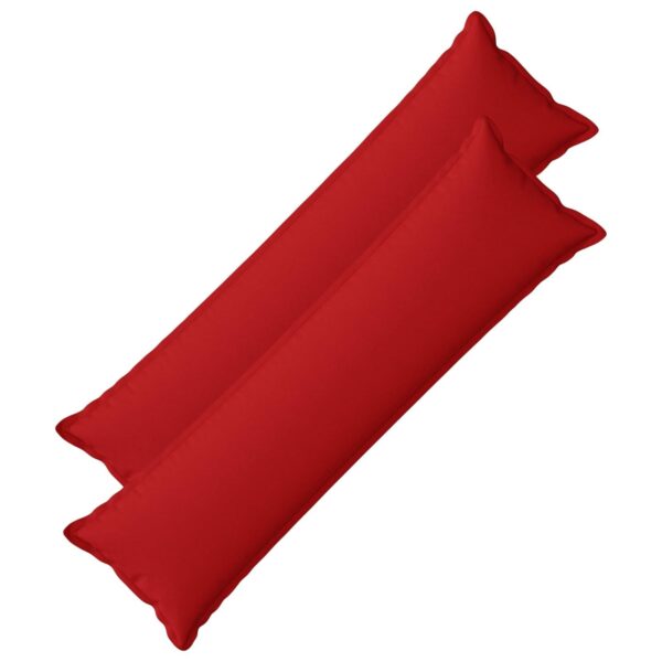 Pyntepuder 2 stk. HOUTEN - rød 40 x 145 cm