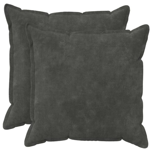 Pyntepuder 2 stk. - antracit 70 x 70 cm mikrofleece