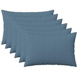 Pyntepuder 6 stk. HEERLEN - Jeans blå 30 x 50 cm
