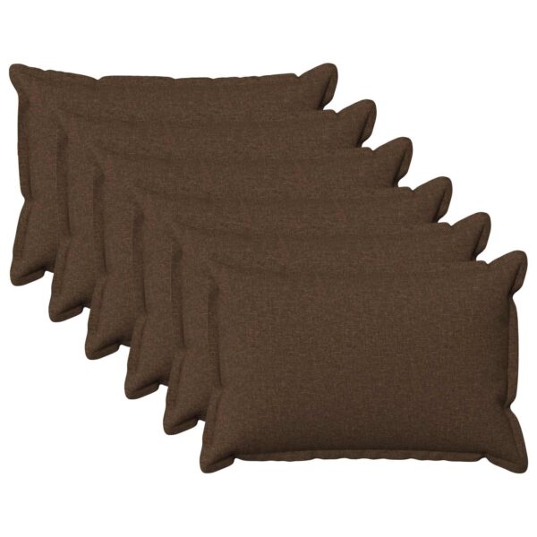 Pyntepuder 6 stk. HOUTEN brun 30 x 50 cm