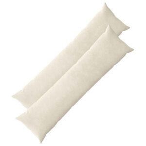 Pyntepuder HEERLEN 2 stk. - cremefarvet 40 x 145 cm