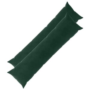Pyntepuder HEERLEN 2 stk. - mørkegrøn 40 x 145 cm