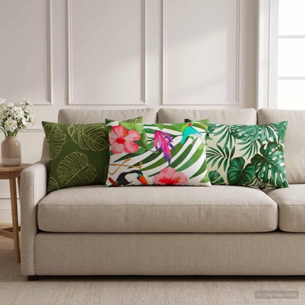 Pyntepuder HEERLEN bladdesign 40 x 60 cm - 6 stk.