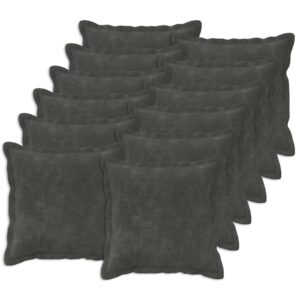 Pyntepuder HOUTEN 12 stk. - antracit 45 x 45 cm