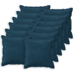 Pyntepuder HOUTEN 12 stk. - blå 50 x 50 cm velour