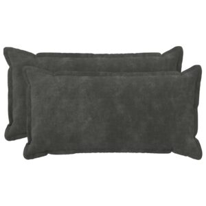 Pyntepuder HOUTEN 2 stk. - antracit 40 x 80 cm