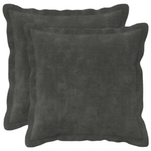 Pyntepuder HOUTEN 2 stk. - antracit 50 x 50 cm