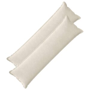 Pyntepuder HOUTEN 2 stk. - creme 40 x 145 cm