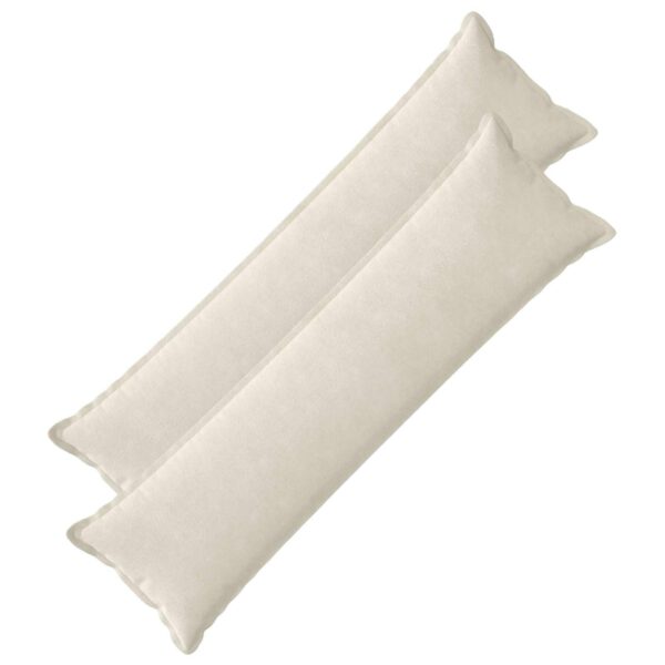 Pyntepuder HOUTEN 2 stk. - creme 40 x 145 cm