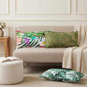 Pyntepuder HOUTEN 2 stk. - flerfarvet 40 x 70 cm