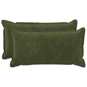 Pyntepuder HOUTEN 2 stk. - grøn mikrofiberfleece