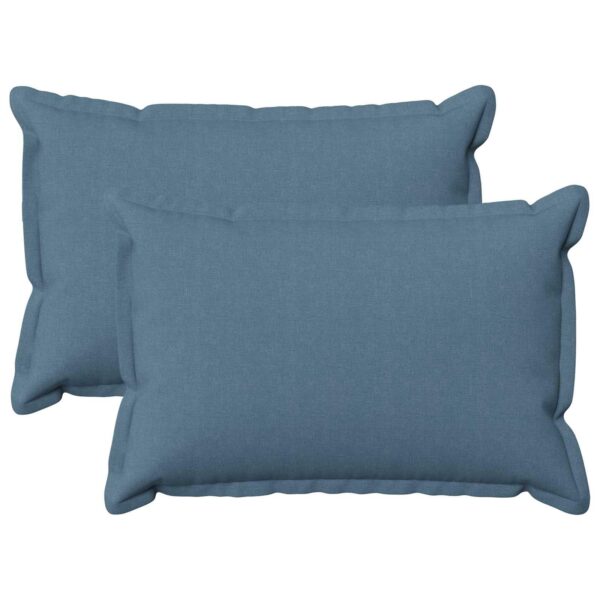 Pyntepuder HOUTEN 2 stk. - jeans blå 30 x 50 cm