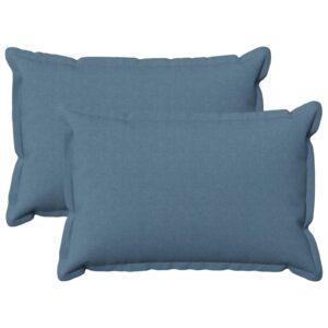 Pyntepuder HOUTEN 2 stk. jeans blå 50 x 75 cm
