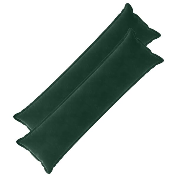 Pyntepuder HOUTEN 2 stk. - mørkegrøn 40 x 145 cm