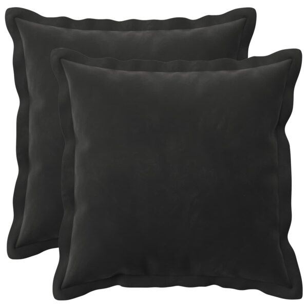 Pyntepuder HOUTEN 2 stk. - sort, 40 x 40 cm
