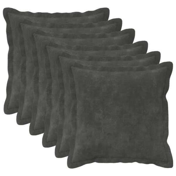 Pyntepuder HOUTEN 6 stk. - antracit, 45 x 45 cm