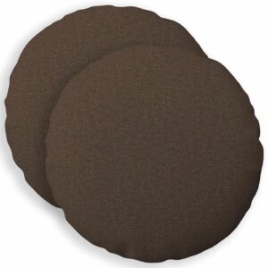 Runde pyntepuder Heerlen 2 stk. - gråbrun, Ø 30 cm
